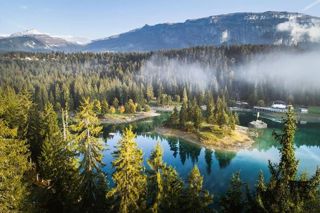 Private Apartment With Parking Spot In The Center Flims Exteriér fotografie